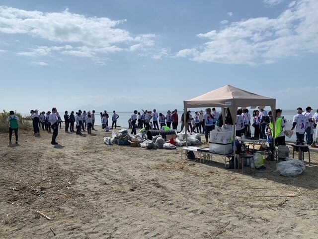 ONE Ariake Beach Cleanup at Arao Tideland